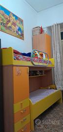 Cameretta letto castello