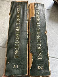 Enciclopedia Tumminelli 1956 due volumi A-I e K-Z