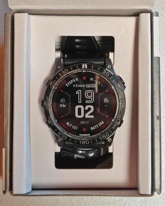 Garmin Fenix 7X Pro con cavo originale