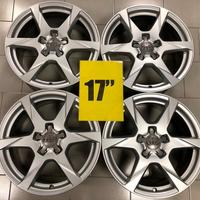 RL33 Cerchi in lega usati originali Audi da 17" 5