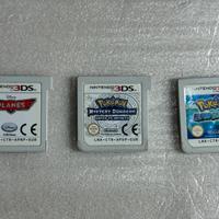 Tre giochi per nintendo 3ds