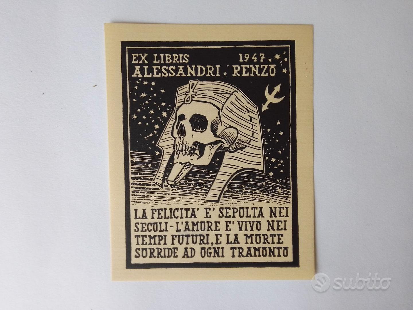 Ex libris, Xilografia, XX secolo in vendita su Pamono