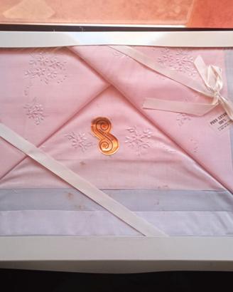 Arte Fiorentina lenzula matrimoniali/vintage 1975