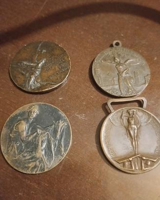 4 medaglie prima guerra mondiale