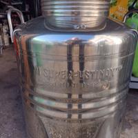 Arredo giardino o altro bidone in acciaio