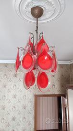 Lampadario Vintage anni '60/'70 – Vetro