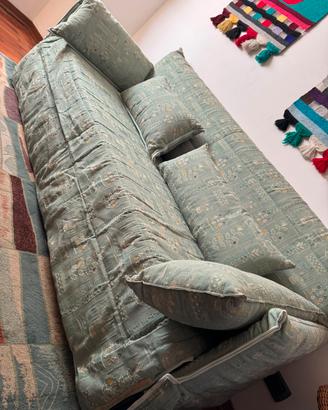divano letto con secondo letto estraibile 