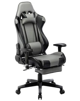 sedia gaming grigia/nera