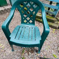 Sedie plastica da giardino