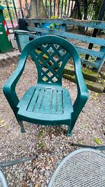 Sedie plastica da giardino