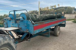 Rimorchio scuotitore olive reti