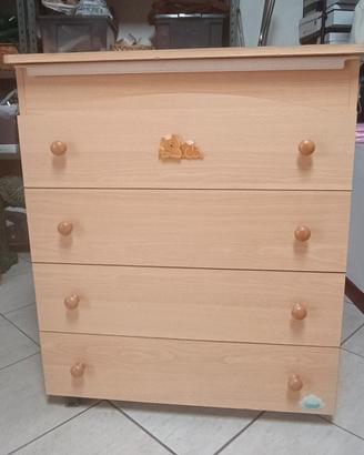 cassettiera per cameretta 