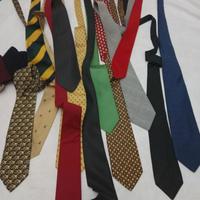 Lotto 14 Cravatte Vintage varie fantasie.