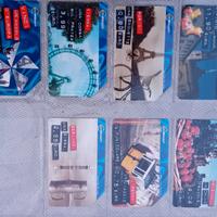 Sette tessere telefoniche Il giro delle capitali