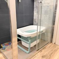 Vasca da bagno per bambini, pieghevole, HUOLE