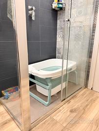 Vasca da bagno per bambini, pieghevole, HUOLE