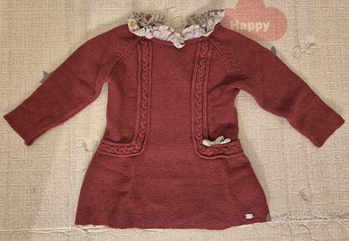 Vestito bambina 1A in lana e cachemire 