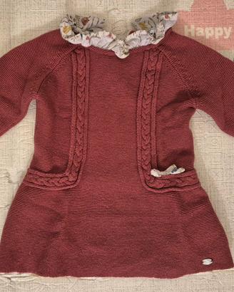 Vestito bambina 1A in lana e cachemire 