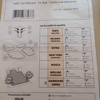 Tappetini nuovi Peugeot Rifter