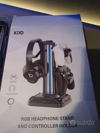 Supporto per joystick cuffie illuminazione led