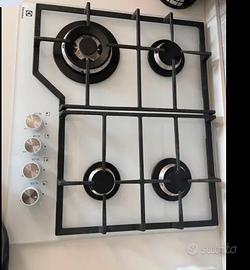 Piano cottura a gas Electrolux 59cm-4fuochi bianco