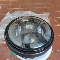 Faro nero led 7 pollici completo 