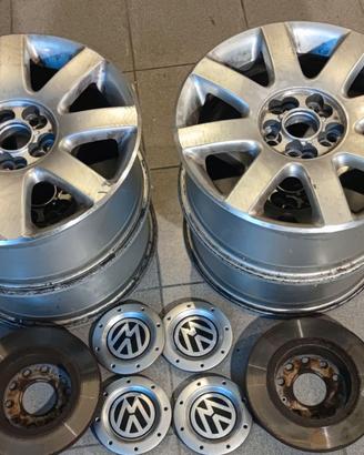 4 CERCHIONI LEGA - 2 DISCHI FRENI - 1 RUOTA SCORTA