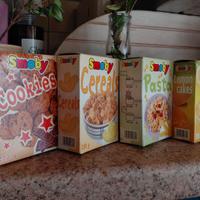 Scatole vuote prodotti alimentari /giocattolo