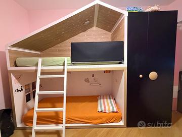 Cameretta bambini a casetta - marchio Lagrama