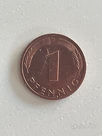 Moneta Germania 1 Pfenning - 1982-F