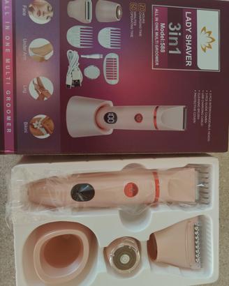 Lady Shaver 3 in 1 Rasoio batteria Corpo Donna New