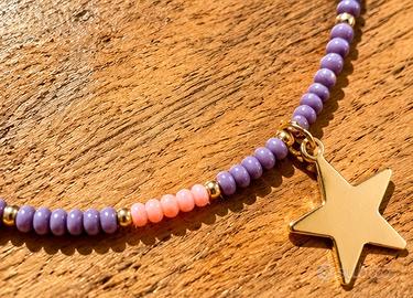 Collana “mauve vibes”