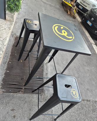 Tavolo alto + Sgabelli Ceres X2 Originale
