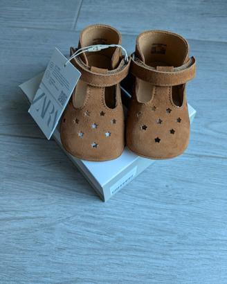 Scarpette neonata Zara nuove 