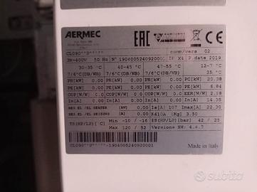 2 Aermec CL 90 P refrigeratore chiller 20Kw