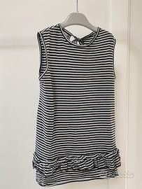 Canotta a righe bambina tg. 8 anni