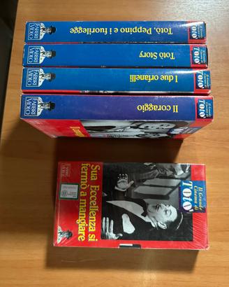 Videocassette vhs Totò