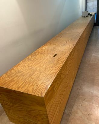 bancone legno marino