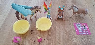 Pegaso Schleich, fata Schleich, cavallo ecc.