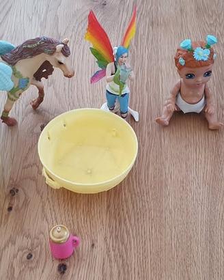 Pegaso Schleich, fata Schleich, cavallo ecc.