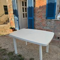 Tavolo e due sedie in plastica robusta 