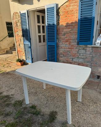 Tavolo e due sedie in plastica robusta 