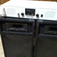 casse e amplificatore 