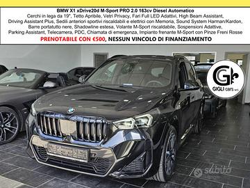 BMW X1 XDrive MSport Tetto C.19" Cam M-Sport New 