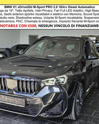 BMW X1 XDrive MSport Tetto C.19" Cam M-Sport New 