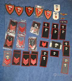 Gradi, patch, mostrine e vari dei carabinieri