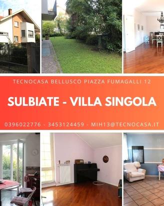 SULBIATE-Villa singola con giardino