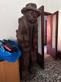 Statua di legno da arredamento