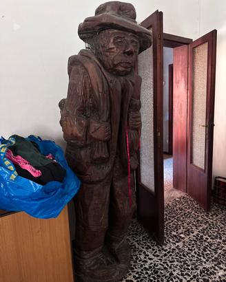 Statua di legno da arredamento
