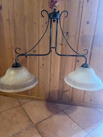 Lampadario rustico